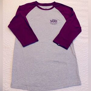 Men’s Vans Classic 3/4 length sleeve Tee- Size Small